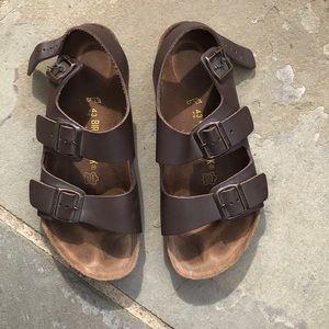 Men’s Birkenstock’s size 43. Brown Leather.